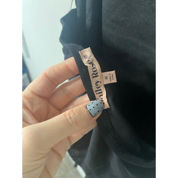 New Bailey Rose Mesh Mini Ruffle Lace Dress Size Medium - Picture 4 of 4